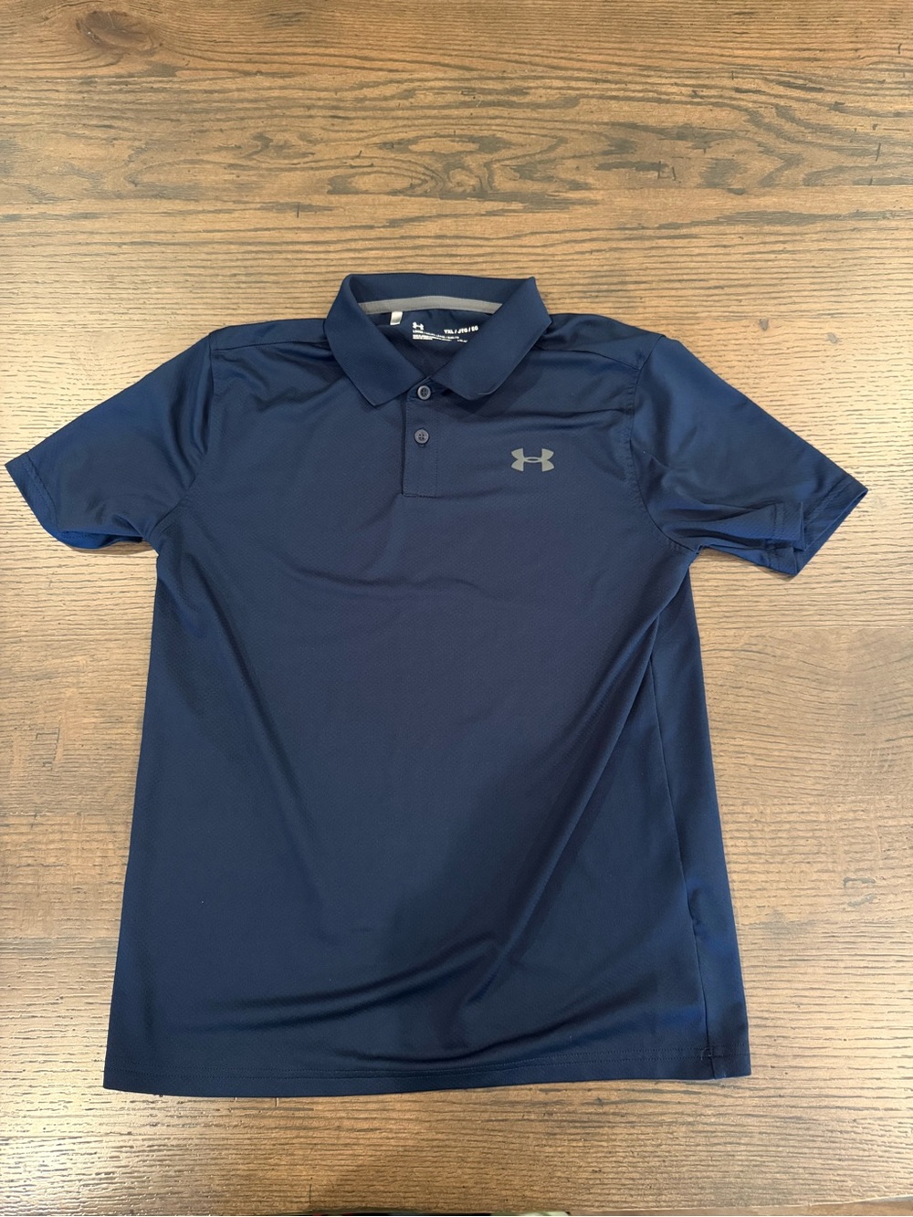 Under Armour Navy Blue Short-Sleeve Polo